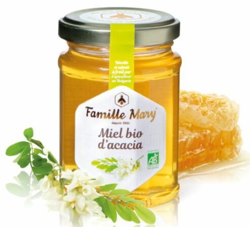 miel bio - Miel bio d’acacia Famille Mary (230 g)