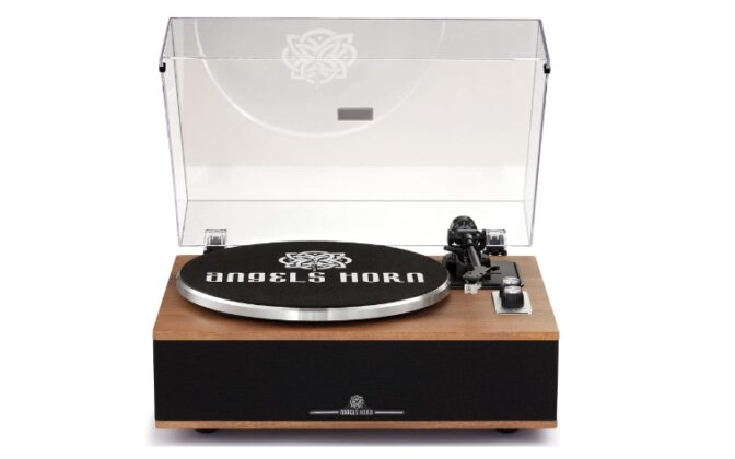 platine vinyle avec enceintes intégrées - Angels Horn AT-3600L