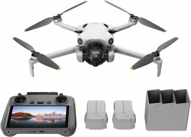 drone suiveur - DJI Mini 4 Pro Fly More avec DJI RC 2