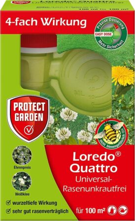 Protect Garden Loredo Quattro 4 désherbant sélectif gazon - Protect Garden Loredo Quattro