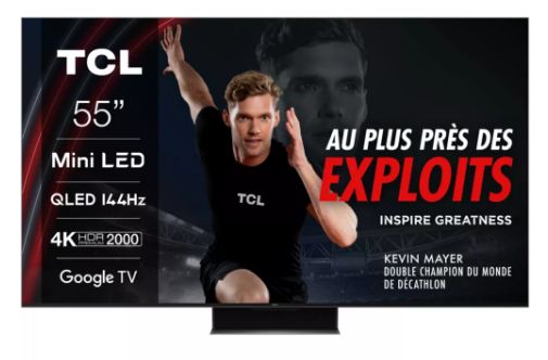 TV rapport qualité/prix - TCL Mini LED 55C845