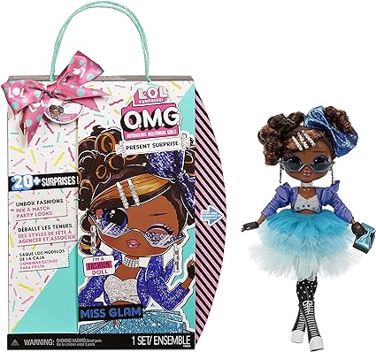L.O.L. Surprise! OMG Present Mannequin Miss Glam 3 poupée L.O.L. - L.O.L. Surprise! OMG Present Mannequin Miss Glam