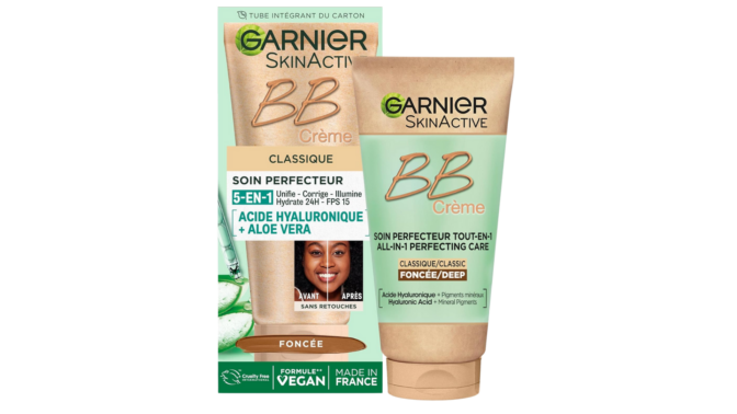 crème hydratante teintée - Garnier Skin Active BB Crème Foncée SPF 25