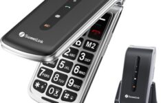 téléphone portable à clapet pour sénior - SweetLink F1PLUS