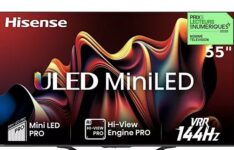 TV QLED 55 pouces - Hisense MiniLED 55U7NQ