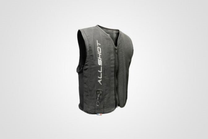 Gilet airbag moto filaire