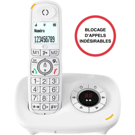 Essentielb Brio Solo Rép 5 téléphone fixe avec blocage numéro indésirable - Essentielb Brio Solo Rép