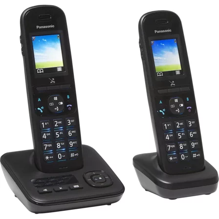 Panasonic KX-TGH722FRB 2 téléphone fixe avec blocage numéro indésirable - Panasonic KX-TGH722FRB