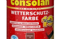 peinture pour bois extérieure - Consolan Rouge Suède (2,5 L)