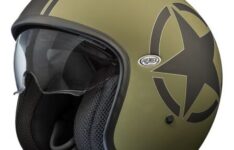casque moto jet - Premier Vintage Star Military BM