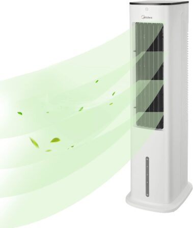 climatiseur mobile sans évacuation (sans tuyau) - Midea Silent Air Cooler Pro