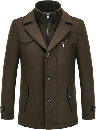 Kudoro Duffle‑Coat Classique 2 manteau d'hiver pour homme - Kudoro Duffle‑Coat Classique