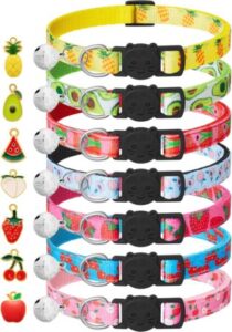  - Collier anti-étranglement pour chat Lafayi (7 pièces)