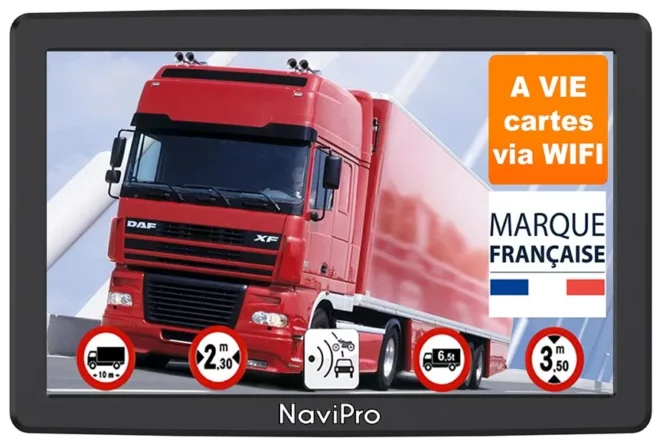 NaviPro 9 DVR 3 GPS poids lourd - NaviPro 9 DVR
