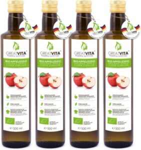  - GreatVita bio non filtré 4 x 500 mL