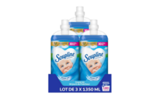 adoucissant pour le linge - Soupline Concentré 3D Grand Air (3 x 1,35 L)