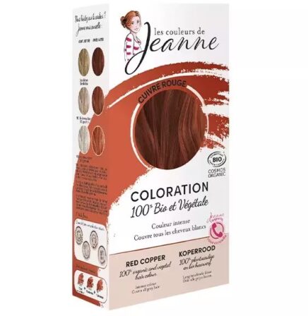 Les Couleurs de Jeanne Coloration 100% Bio et Végétale cuivré rouge 1 Les Couleurs de Jeanne Coloration 100% Bio et Végétale cuivré rouge