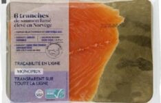 saumon fumé - Saumon fumé de Norvège ASC Monoprix (6 tranches)