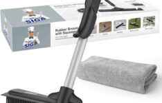 Mr. Siga Pet Hair Removal Rubber Broom